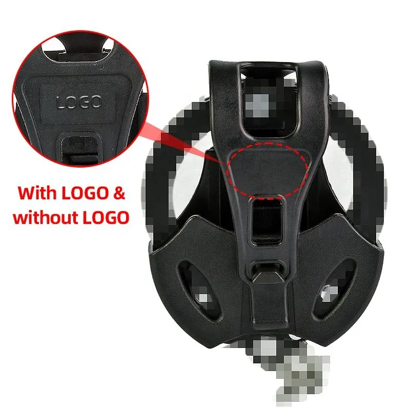 Polymer Bracket Tactical Belt Holster — Black view 3