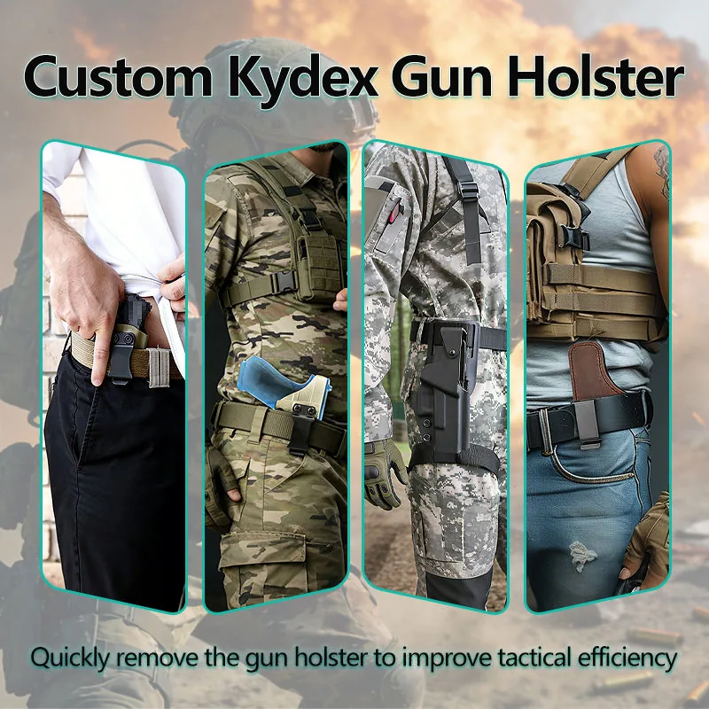 Concealed Armpit Shoulder Gun Holster — Black view 6