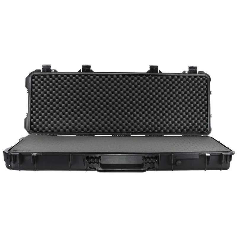 54-Inch Waterproof Hard Plastic Gun Case — Black view 3