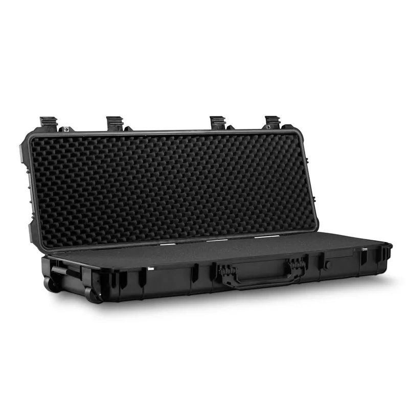 54-Inch Waterproof Hard Plastic Gun Case — Black view 4