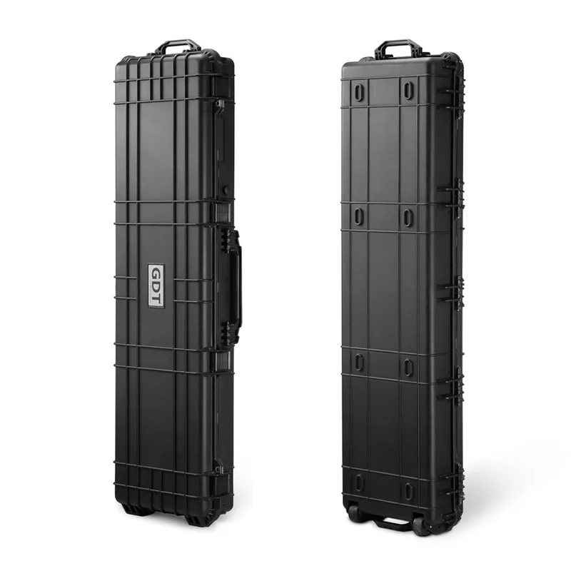 54-Inch Waterproof Hard Plastic Gun Case — Black view 5