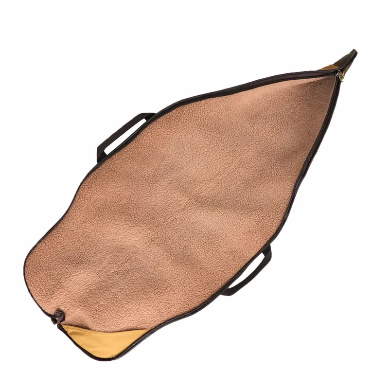 Canvas Leather Gun Bag 48-Inch — Brown view 4