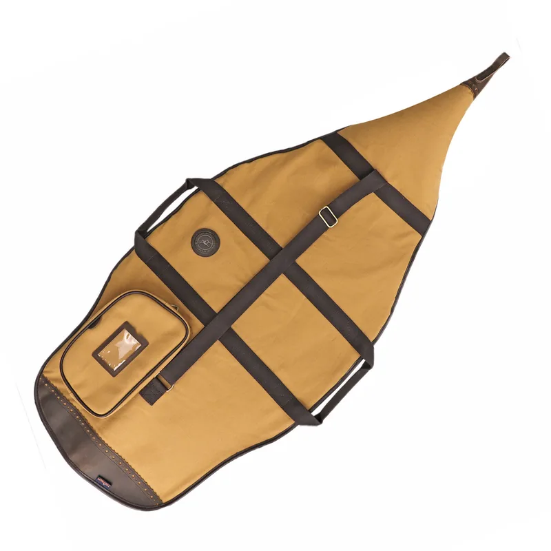 Canvas Leather Gun Bag 48-Inch — Brown view 5