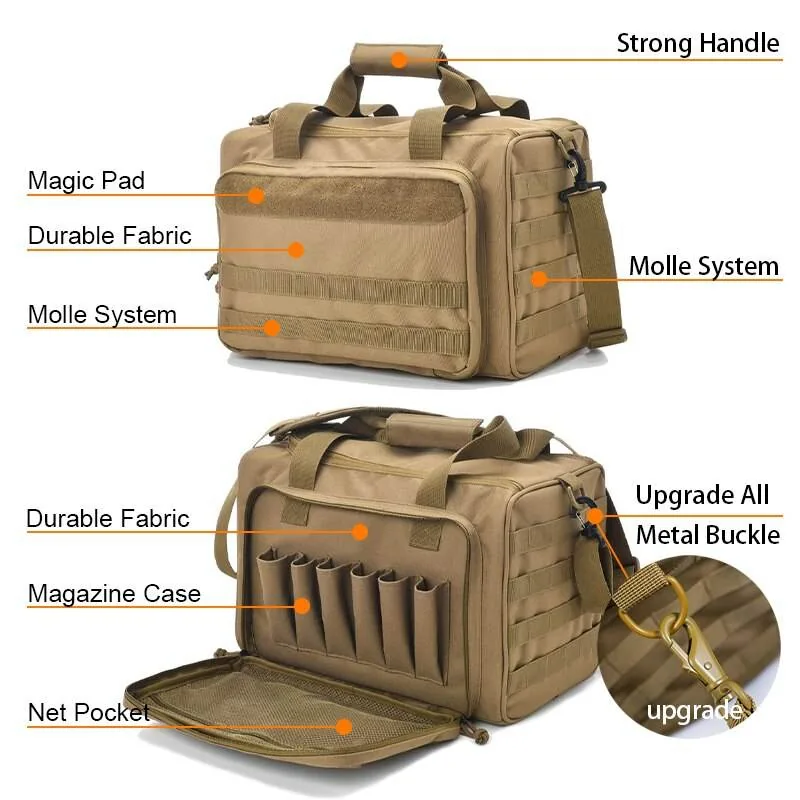 MOLLE Gun Range Storage Bag 20L — Black view 2