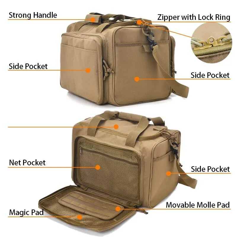 MOLLE Gun Range Storage Bag 20L — Black view 3