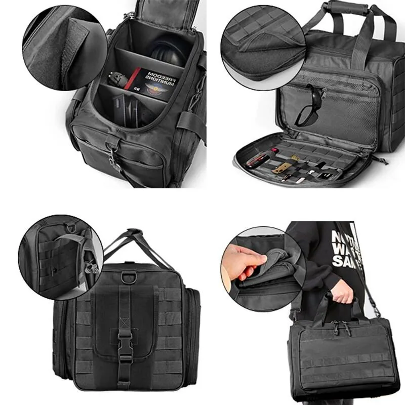 MOLLE Gun Range Storage Bag 20L — Black view 4