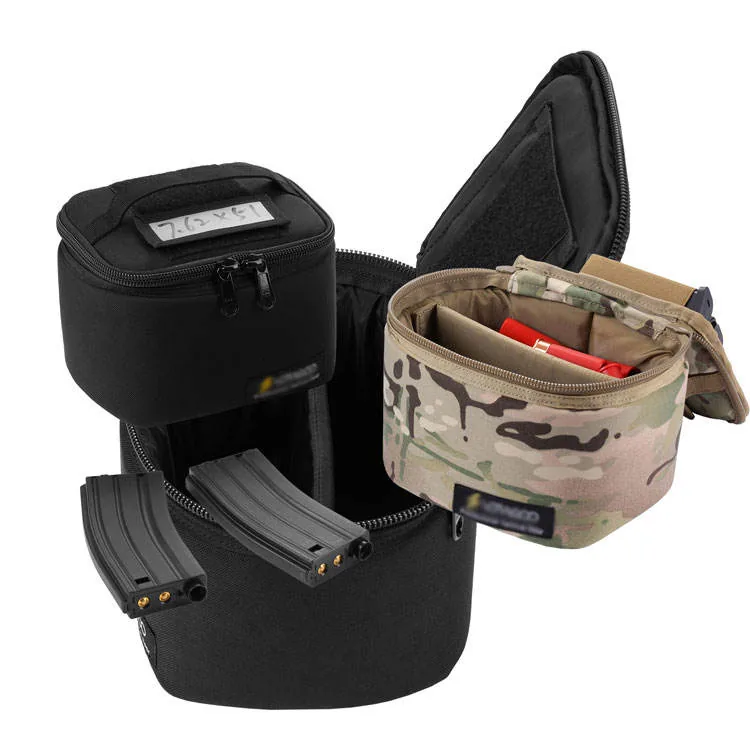 5.5L MOLLE Gun Range Pouch — Camouflage view 5
