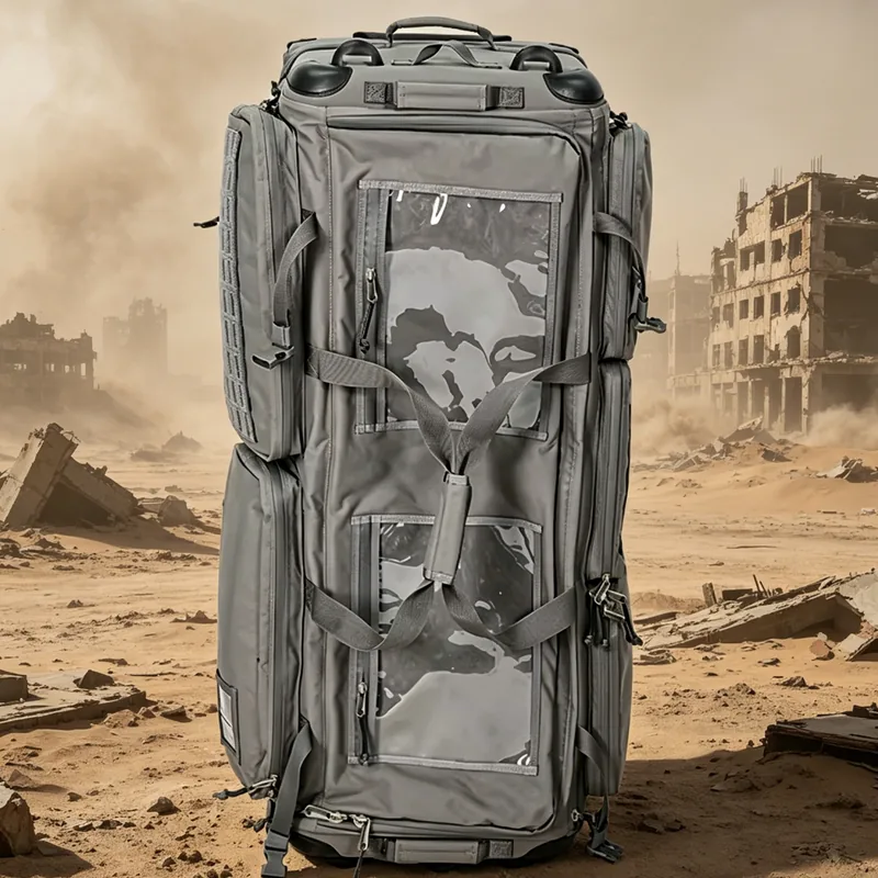 900D Waterproof Tactical Case Bag — Gray — Tactical Packs & Bags