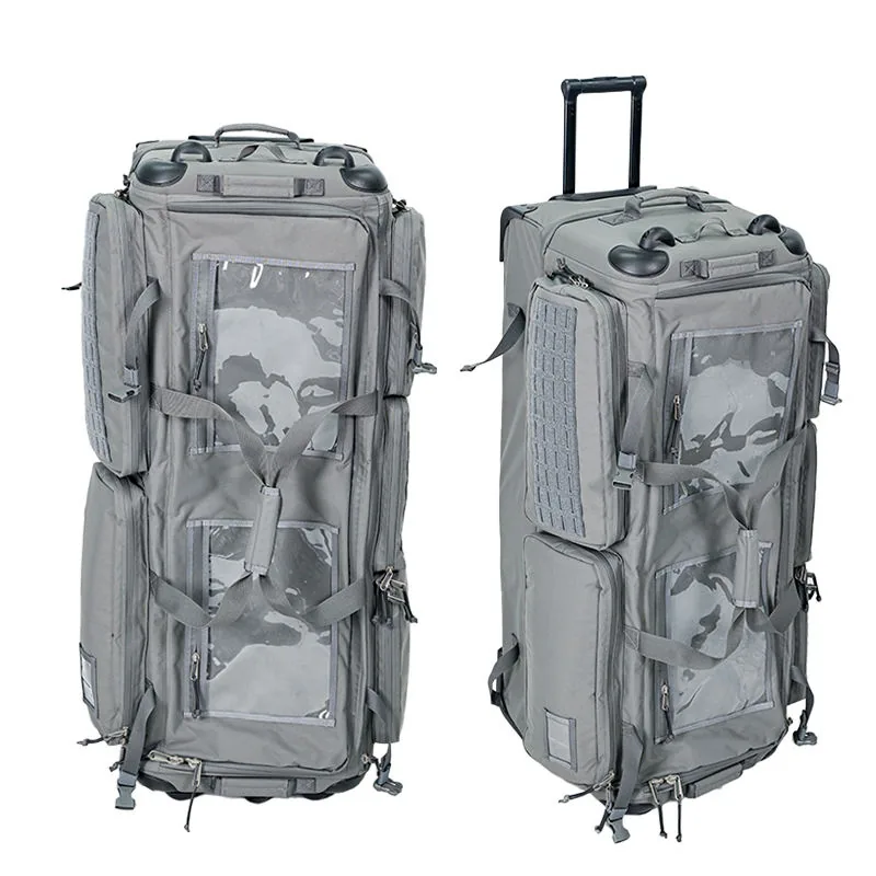 900D Waterproof Tactical Case Bag — Gray view 4