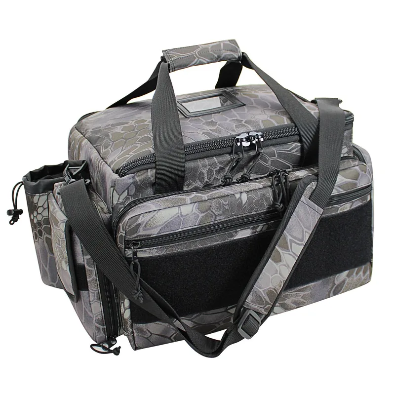 Tactical Gun Range Bag with MOLLE — Black — Tactical Packs & Bags