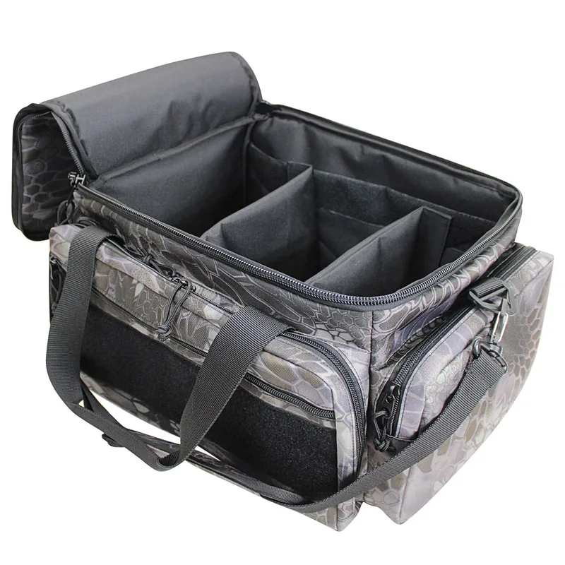 Tactical Gun Range Bag with MOLLE — Black view 5