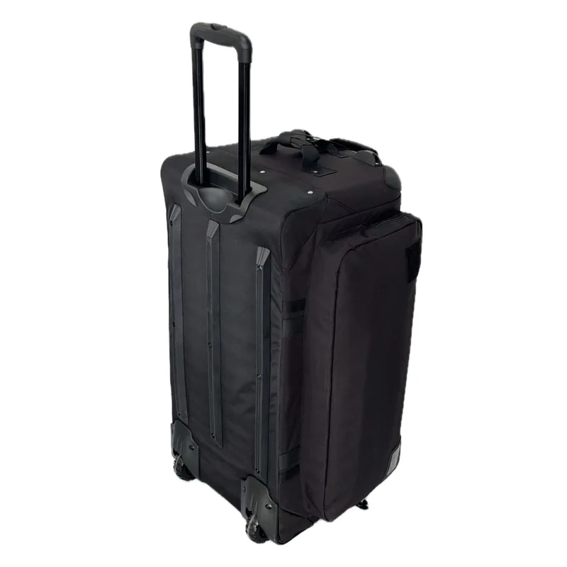 Heavy Duty 120L Waterproof Rolling Trolley Bag — Black view 3