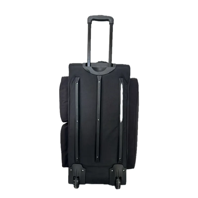 Heavy Duty 120L Waterproof Rolling Trolley Bag — Black view 4