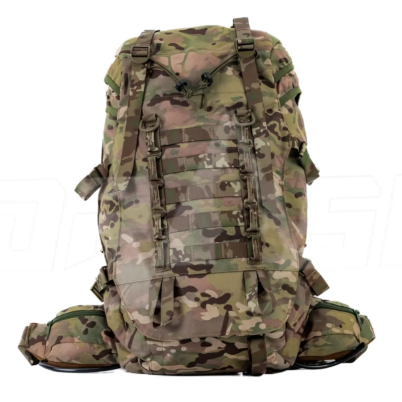 65L 1000D MOLLE Tactical Backpack — Black — Tactical Packs & Bags