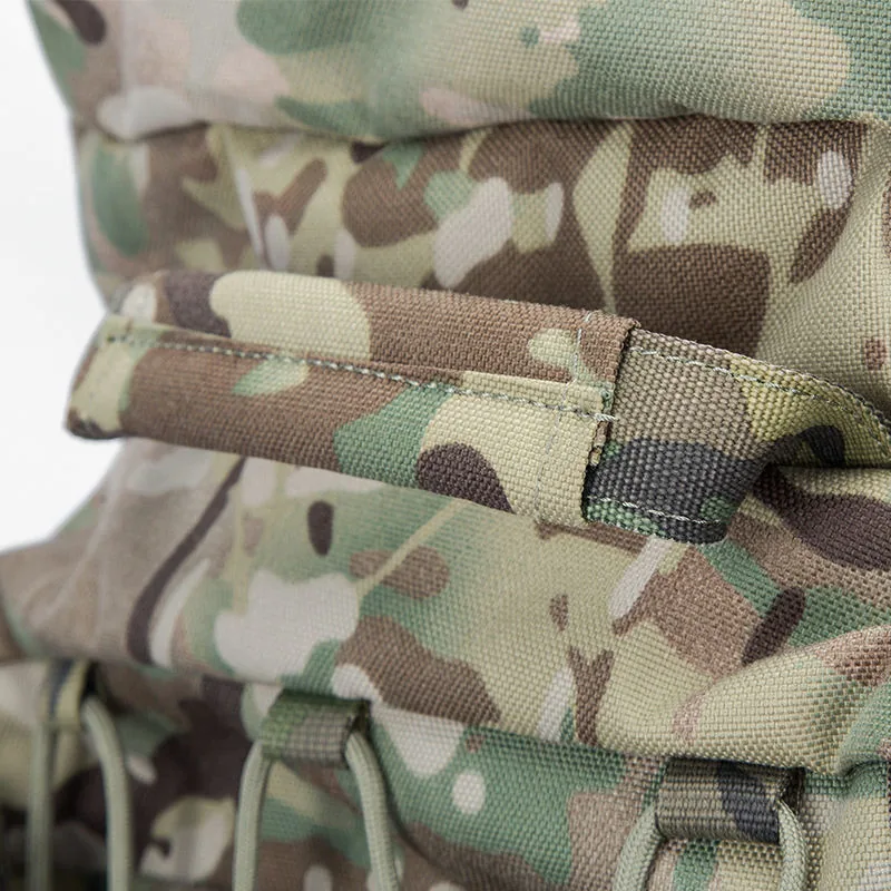 80L Waterproof Hiking Camping Rucksack — Camouflage view 4