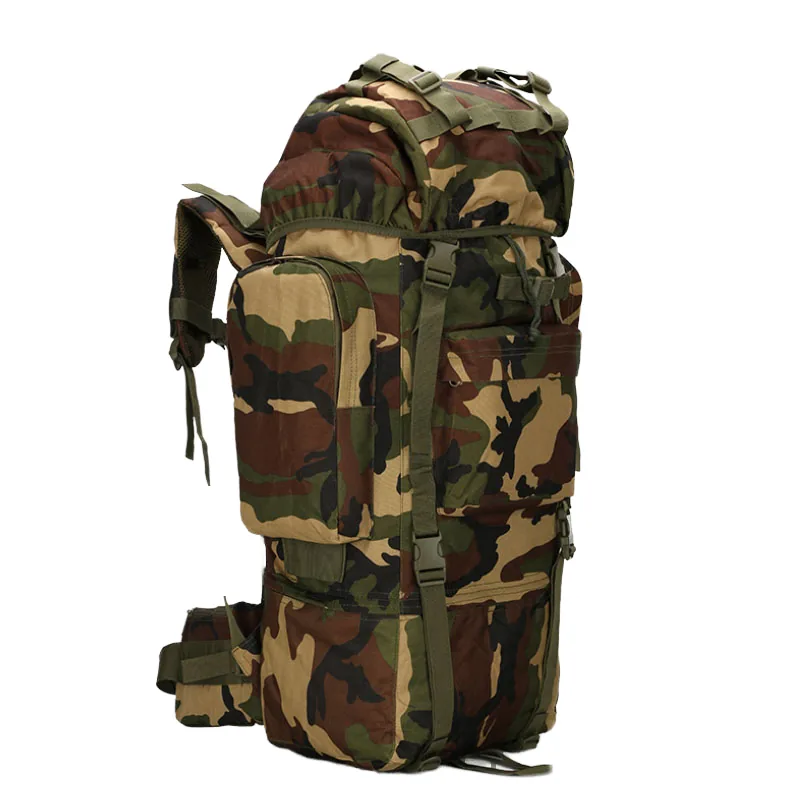 65L Waterproof Oxford Rucksack — Camouflage view 2