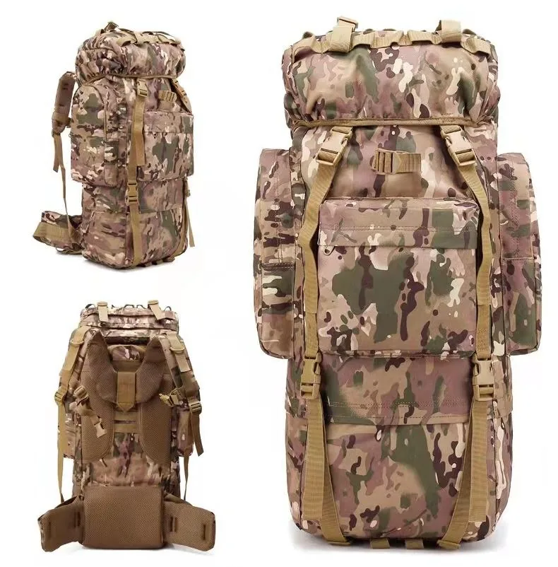 65L Waterproof Oxford Rucksack — Camouflage view 4