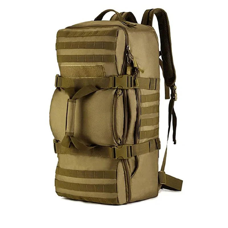 Custom Multifunctional Tactical Gym Backpack — Black — Tactical Packs & Bags
