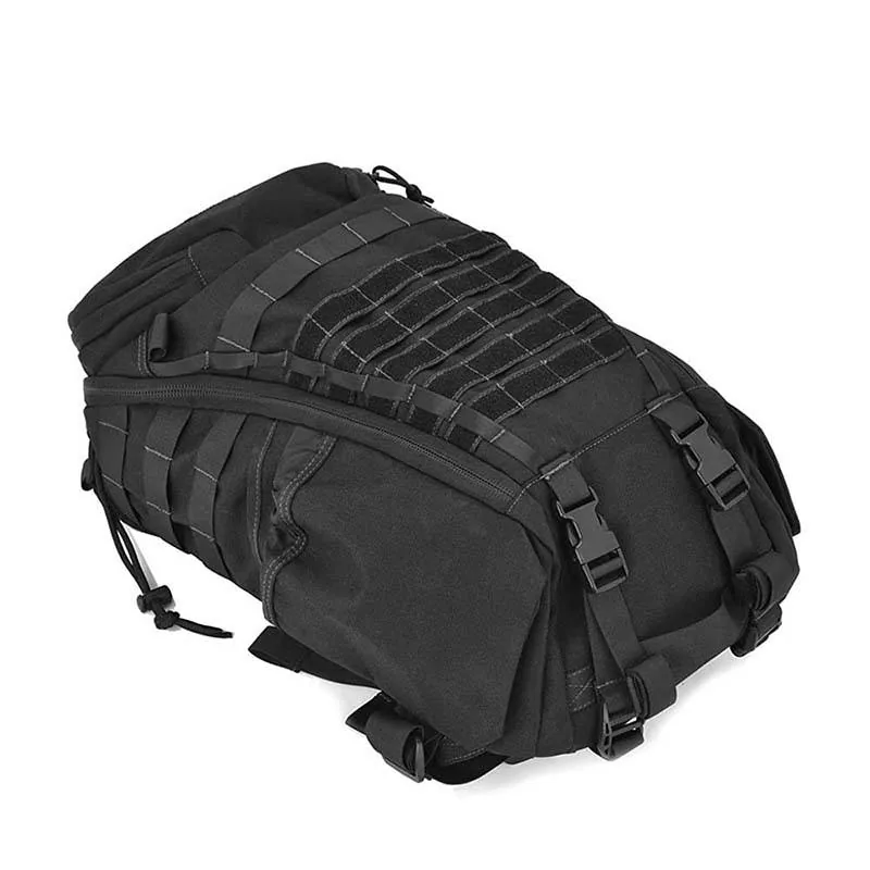 High Quality Hiking Climbing Tactical Rucksack — Black view 3