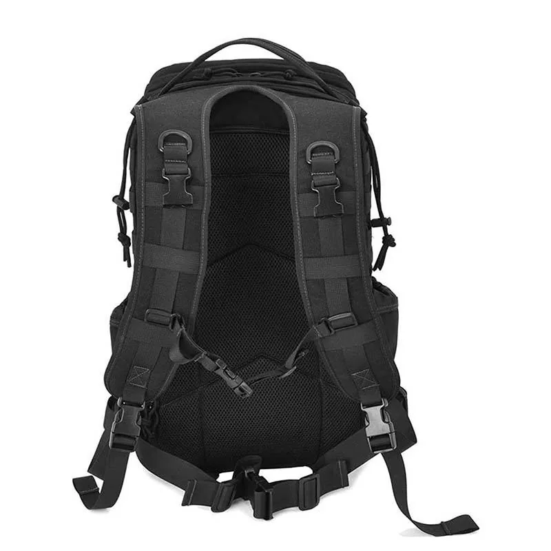High Quality Hiking Climbing Tactical Rucksack — Black view 4