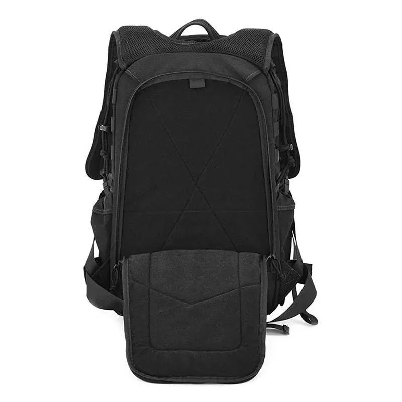 High Quality Hiking Climbing Tactical Rucksack — Black view 5