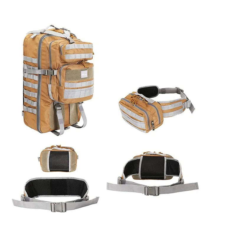 Large Capacity Camo Climbing Backpack — Camouflage view 2