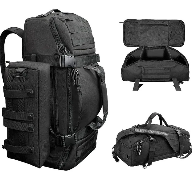 Wholesale Large Tactical Hunting Backpack — Black — Tactical Packs & Bags