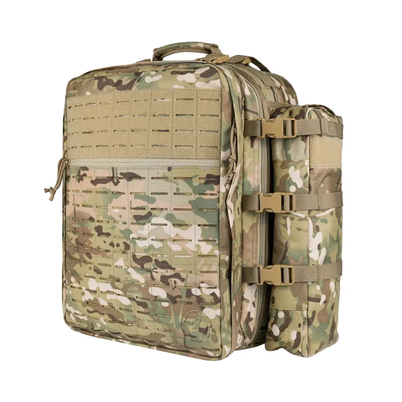 40L Emergency Bug Out Tactical Backpack — Black view 2