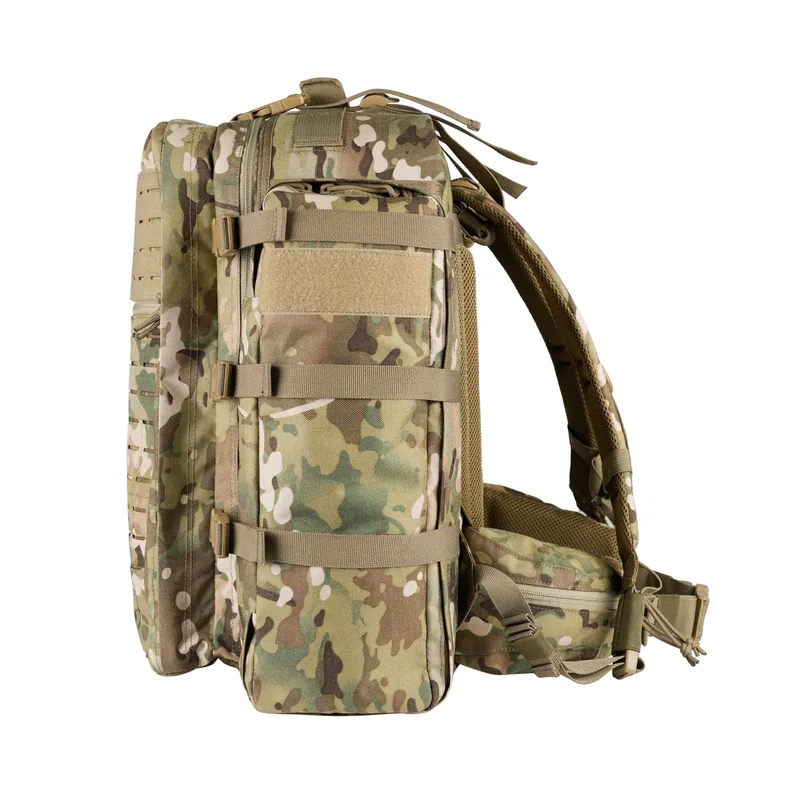 40L Emergency Bug Out Tactical Backpack — Black view 3
