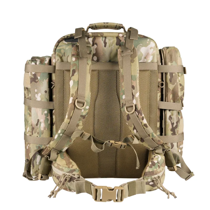 40L Emergency Bug Out Tactical Backpack — Black view 4