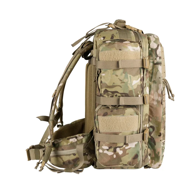 40L Emergency Bug Out Tactical Backpack — Black view 5