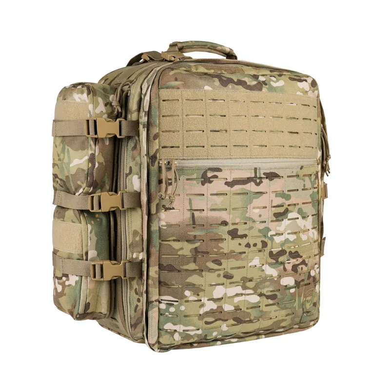 40L Emergency Bug Out Tactical Backpack — Black view 6