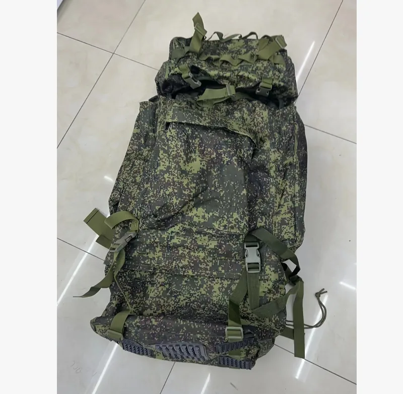 FA16 100L Large Russia Green Camouflage Backpack — Green — Tactical Packs & Bags