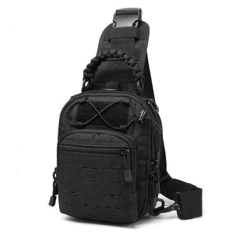 900D MOLLE Shoulder Sling Bag 10L — Black — Tactical Packs & Bags