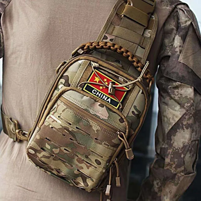 900D MOLLE Shoulder Sling Bag 10L — Black view 2