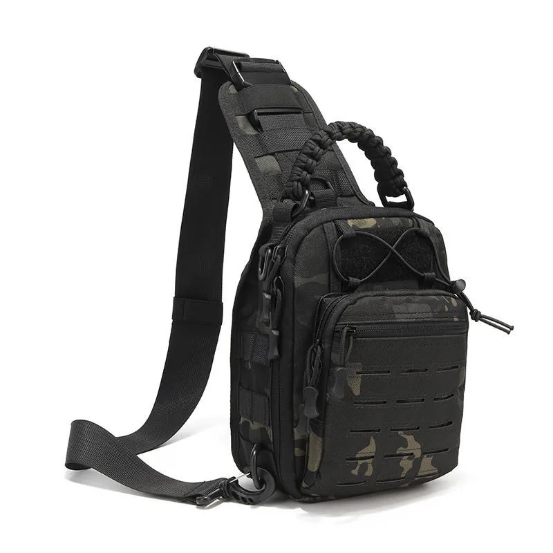 900D MOLLE Shoulder Sling Bag 10L — Black view 5