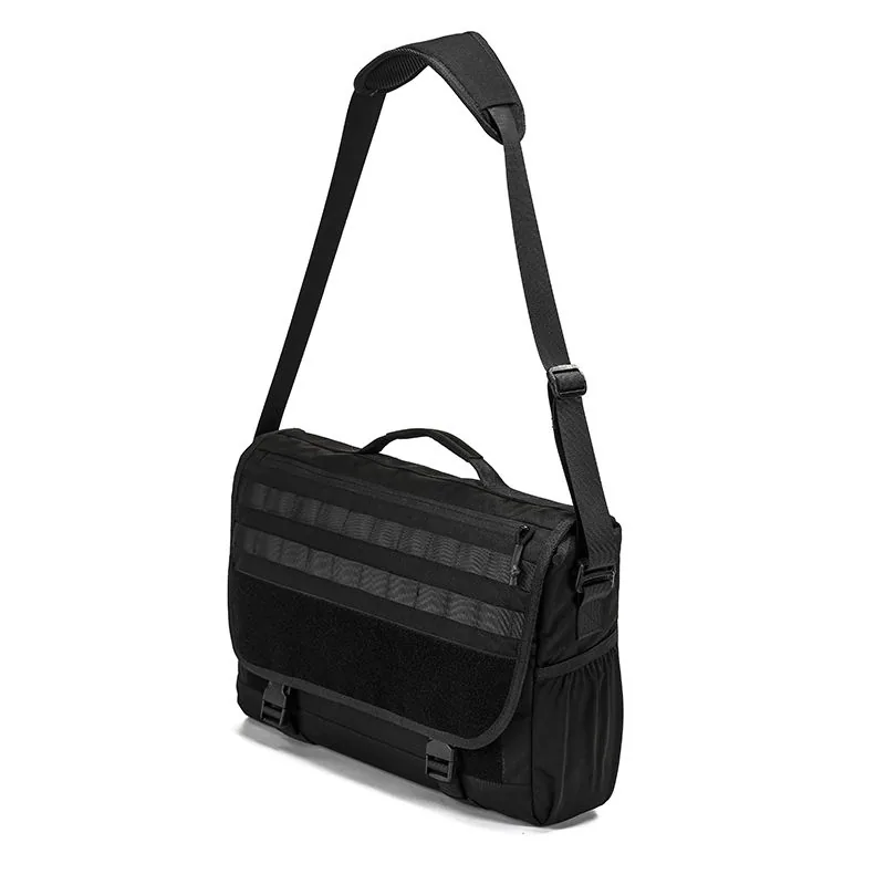 MOLLE Waterproof Tactical Messenger Bag — Black view 5