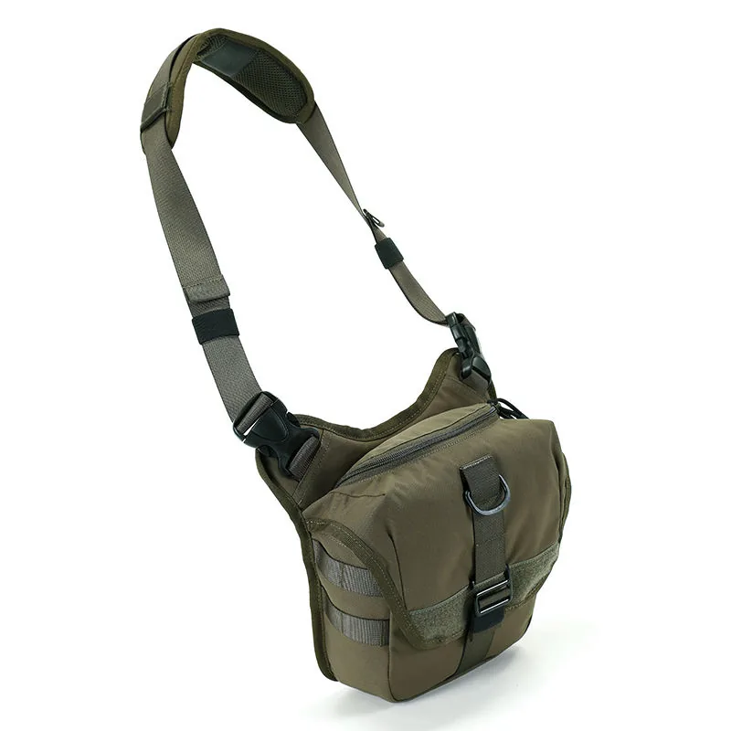 Lightweight Outdoor Shoulder Sling Bag — Black view 3