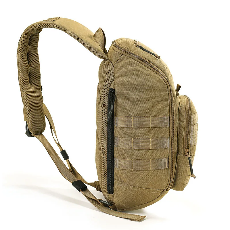 Custom 16L MOLLE Crossbody Sling Bag — Black view 4