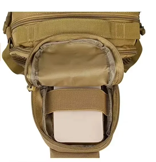 MOLLE Chest Shoulder Tactical Backpack — Black view 3
