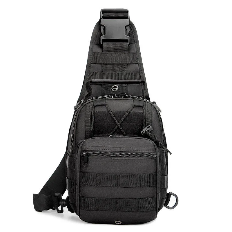 Custom Logo Rip-Away Tactical Backpack — Black view 2