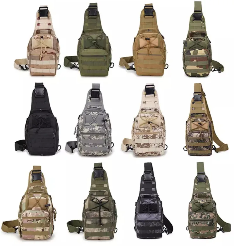 Cross Body MOLLE Sling Bag — Black view 2