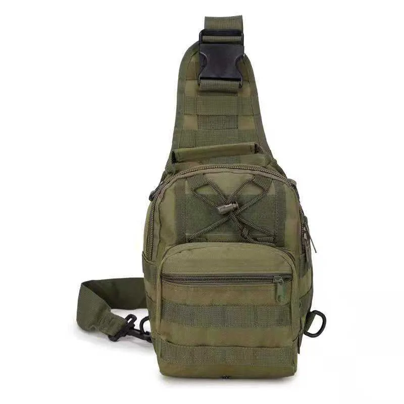 Cross Body MOLLE Sling Bag — Black view 3
