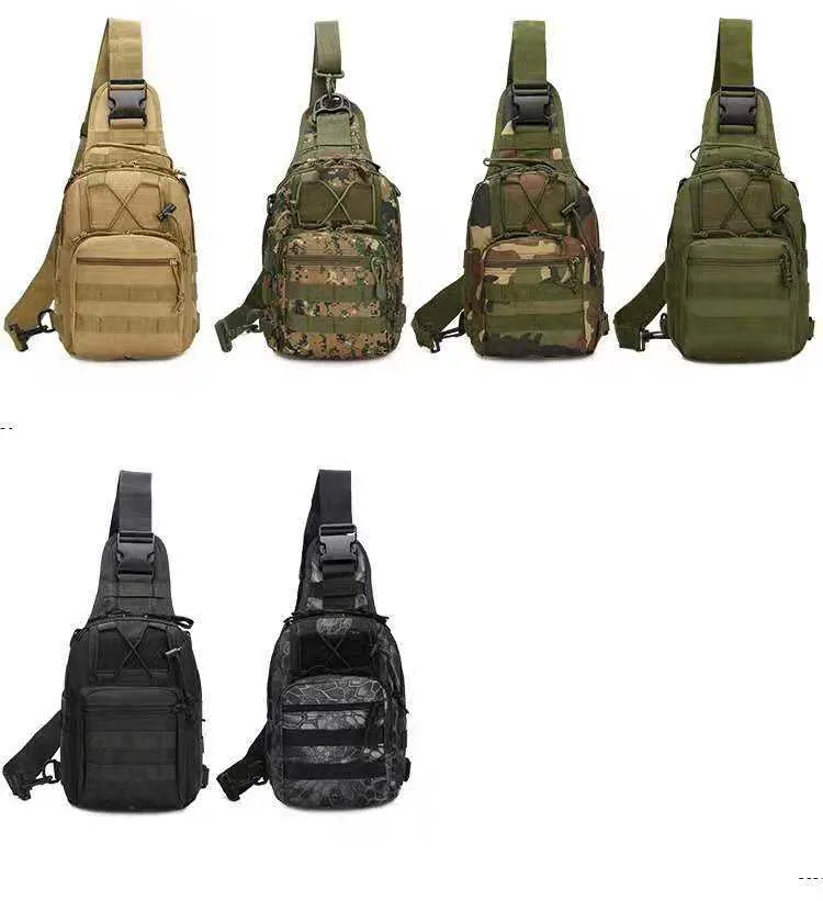 Cross Body MOLLE Sling Bag — Black view 6