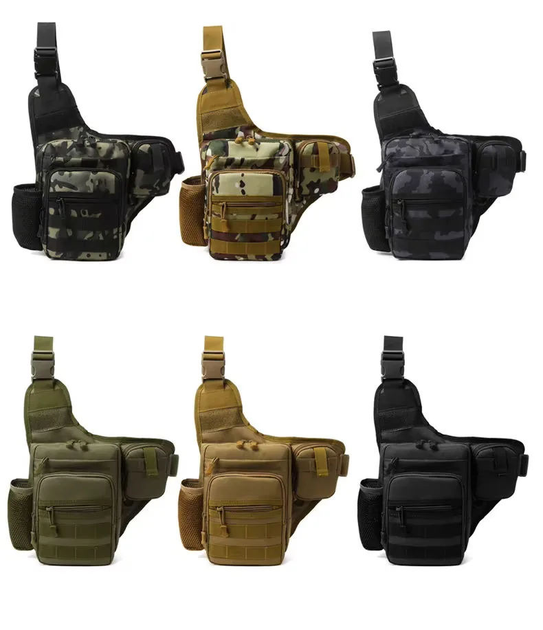 OEM Custom Crossbody Tactical Chest Bag — Black view 3