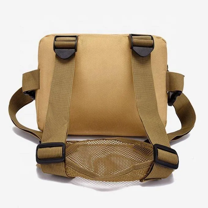 Tactical Messenger Shoulder Sling Bag — Black view 2