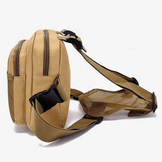 Tactical Messenger Shoulder Sling Bag — Black view 4