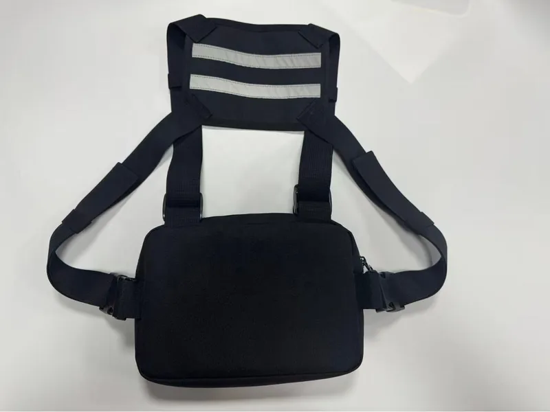 Breathable Waterproof Tactical Chest Bag — Black view 5