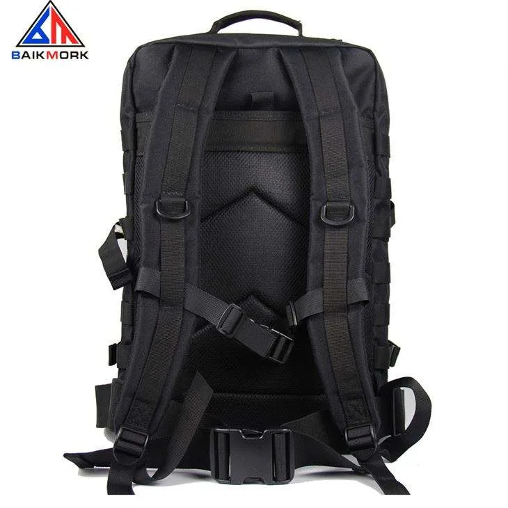 Fast Delivery 45L MOLLE Tactical Backpack — Black view 4