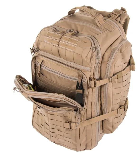 Large Capacity 3-Day Tactical Pack 35L — Black view 3